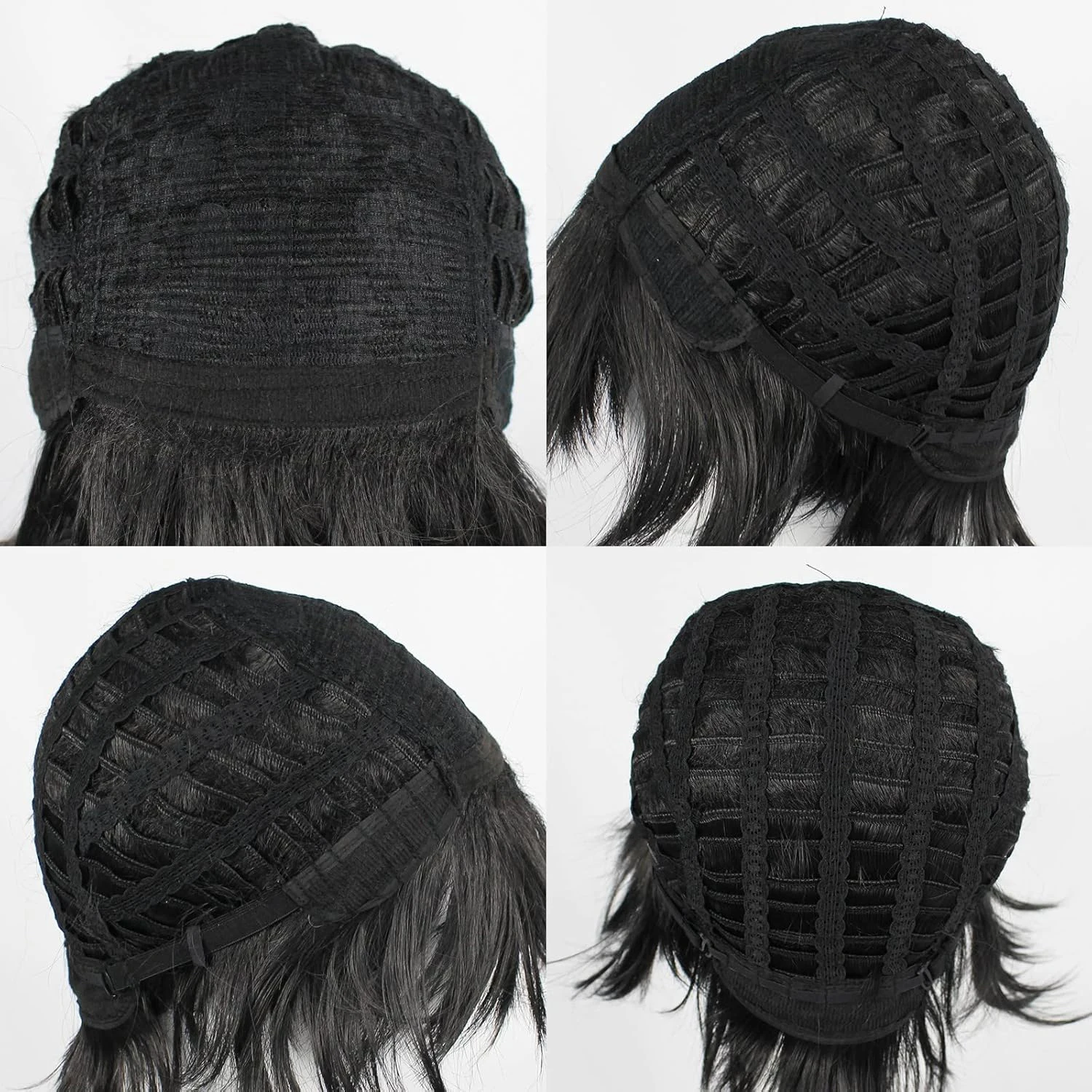 10 Inch Short Cosplay Wolf Tail Synthetic Side Bangs Party Wig image 5
