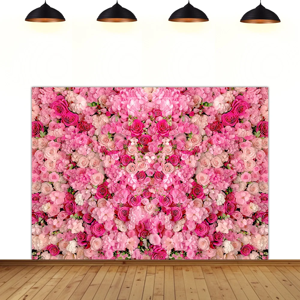 

Rose Wall background wedding party bride and groom Valentine's Day lovers rose flower plant Photography Wall backdrop