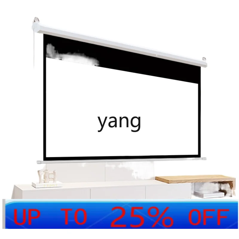 lmm Screen Automatic Lifting Remote Control Home Office Nano Metal HD Projector