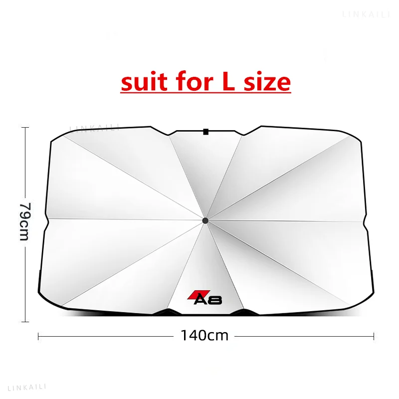 Sonnenschutzblöcke für die Windschutzscheibe, UV-Strahlreflektorschirm, für AUDI A1, A3, 8p, A4, B4 A5, A6, A7, A8, Q2, Q3, Q5, Q7, Q8