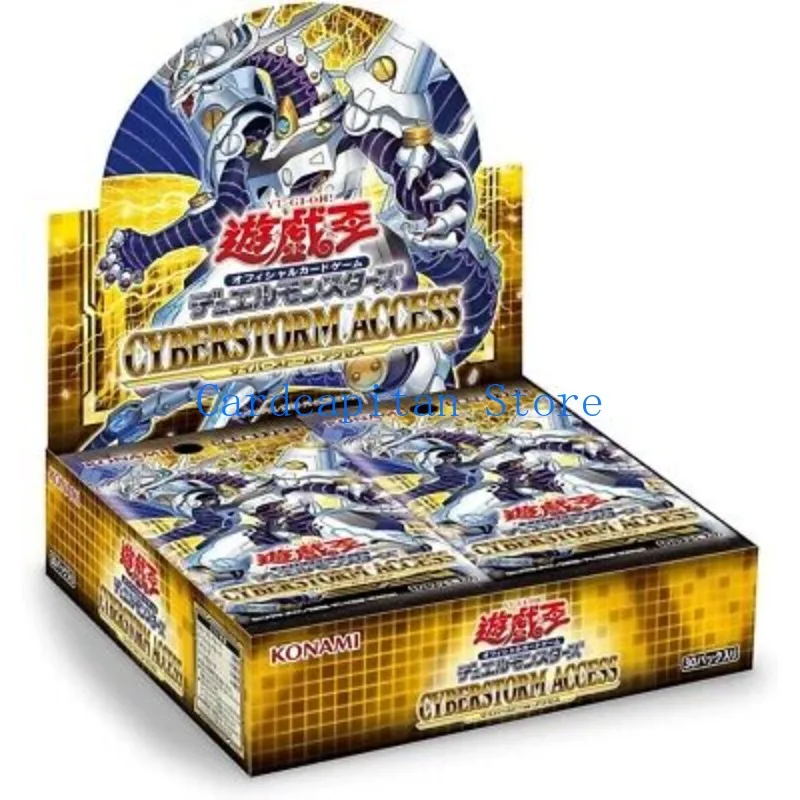 Yugiohコノミカードコレクション、日本の密封カード、公式cyberStormアクセスブースターボックス