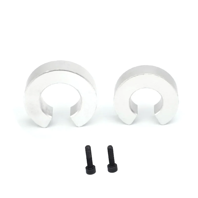 2PCS SBR12 SBR16 Linear Rail Stop Collars Aluminum Alloy Shaft Limit Fixing Rings CNC Parts Tool Linear Rail Shaft Stop Collars