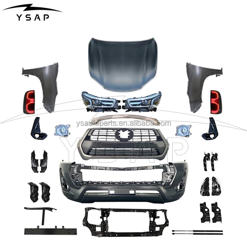

2004-2005 Hilux Vigo upgraded to 2021 Revo body kit