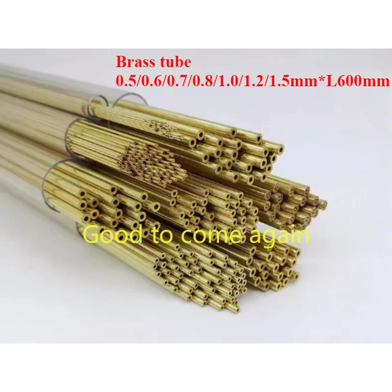 

WEDM Copper Electrode Tube Single Hole 0.5/0.6/0.7 0.8/1.0/1.2/1.5/3.0mm*600mm Length forEDM Drilling Machine