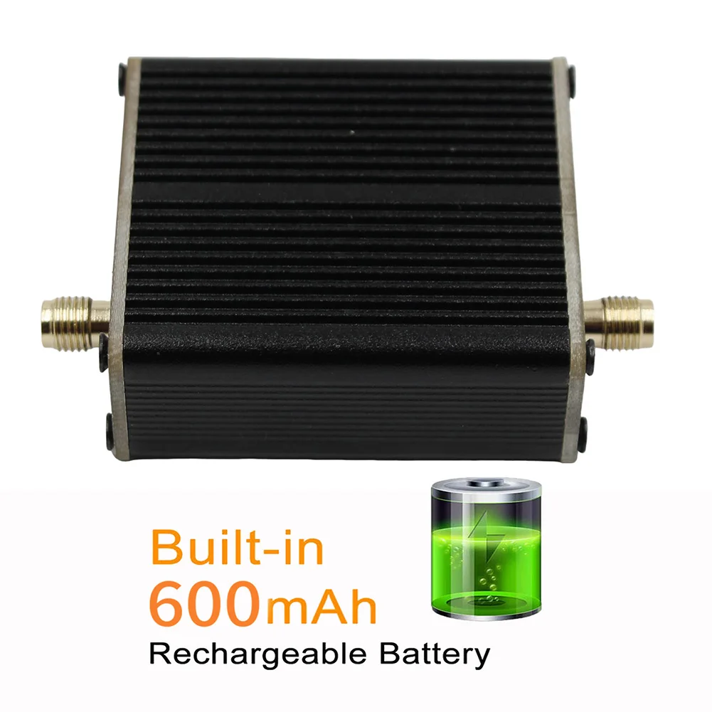 High Performance Full Band Radio Signal Receiver Rechargeable 600mAh Battery Wide Frequency Range SMA Connector