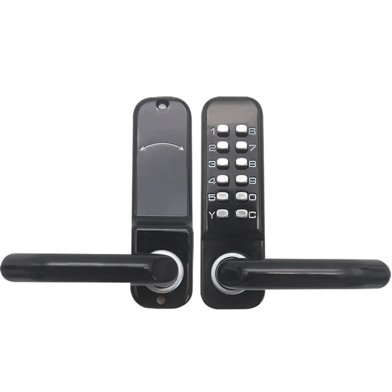 

Long Handle Lock Mechanical Wooden Door Lock Keypad Password Lock Keyless Door Entry Lock Waterproof Exterior Gate Lock