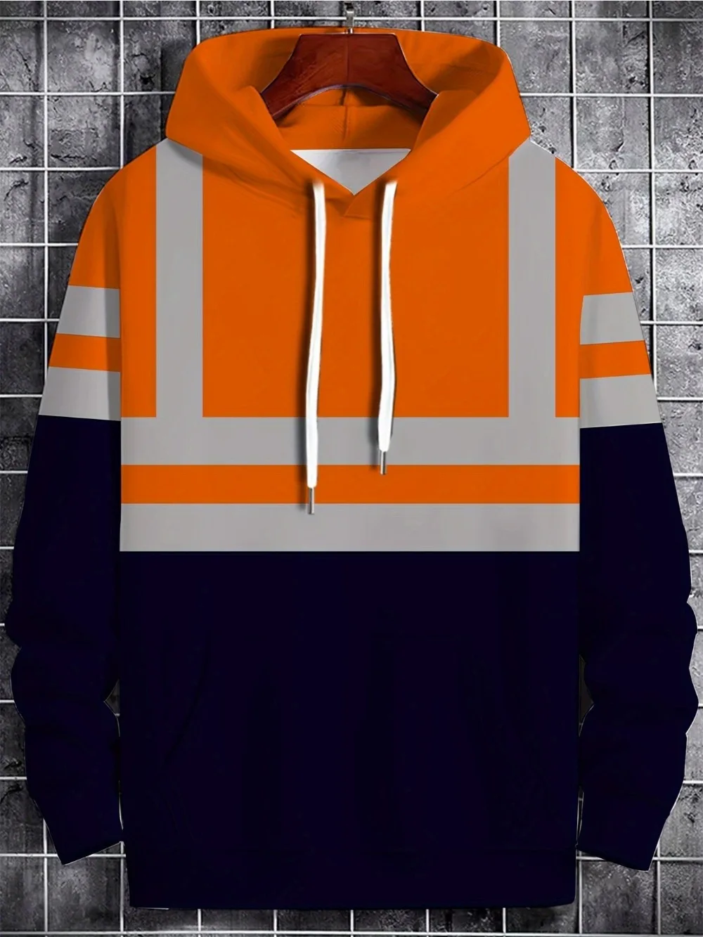 Fluorescent Green Work Clothes 3D Print Men Autumn-Winter Hooded Sweatshirt Fashion Street Casual Outdoor Sport Cosplay Clothing