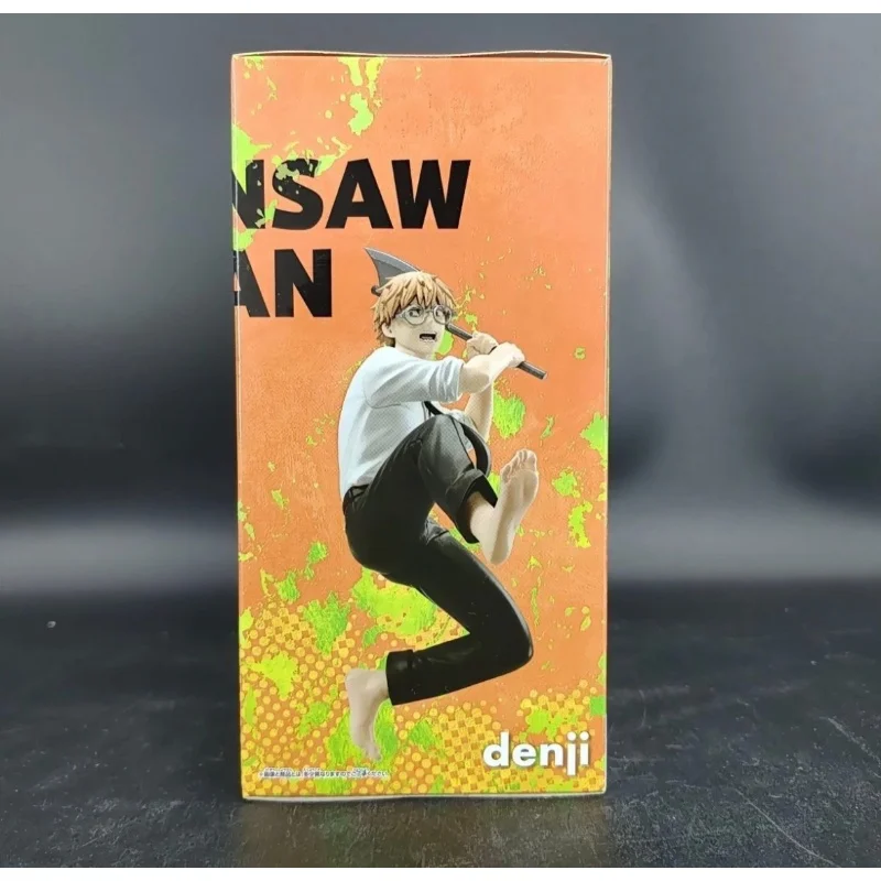

In Stock Bandai Original Banpresto Chainsaw Man Denji Action Figure Model Doll Brand New Boxed Anime Characters Garage