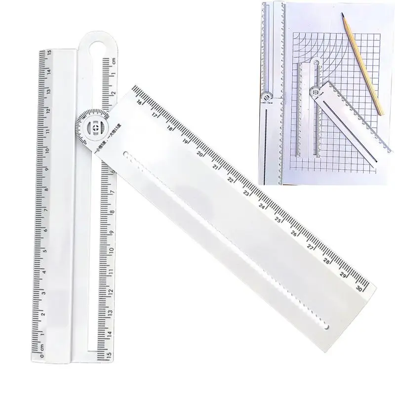 Ergonomic Angle Rulers Protractor Measurement Tool Multifunctional Sliding Angle Protractor Measuring Tool For Construction