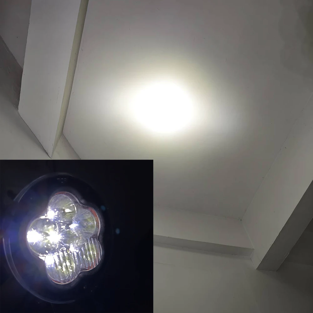 

Lantsun LED6506 LED Search Light Spotlight Round Worklight Aluminum Alloy 60W 6000lm
