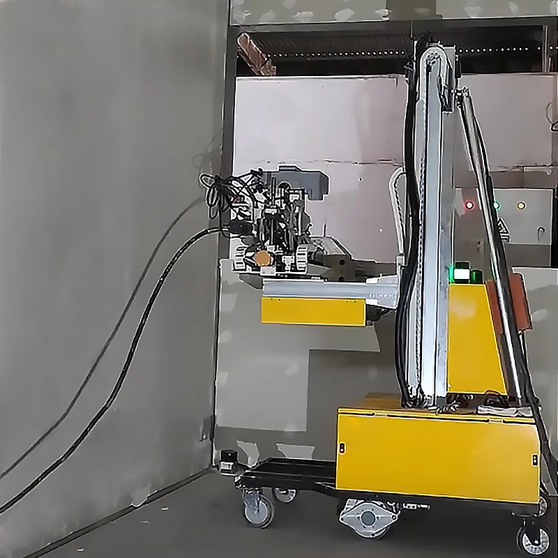Automated Wall Finishing Robot - usage example