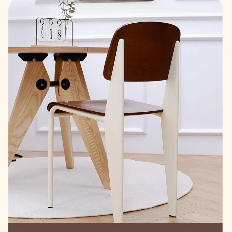 

Nordic designer dining chair retro solid wood medieval dining table chair