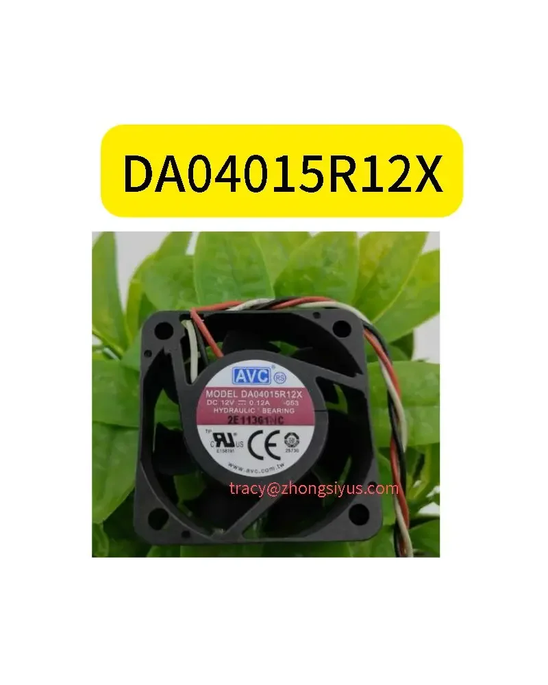 New 12v 4015 3-pin speed measuring fan Small case fan CPU fan DA04015R12X