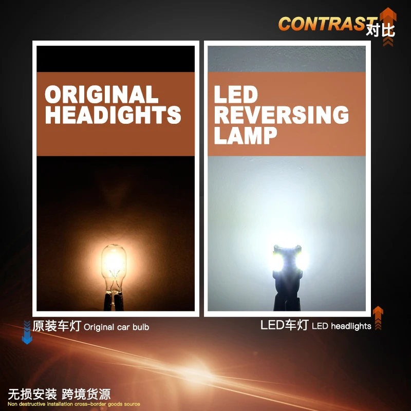 Jiachi 2 قطعة Canbus W5W T10 194 LED سيارة ضوء لمبة 6SMD 5630 السيارات مركبة عالية مشرق إسفين التخليص قبة الباب مصباح DC12V #5