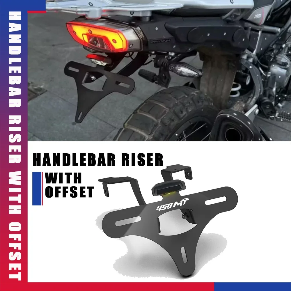 

Motorcycle For CFMOTO CF MOTO CF450MT 450 MT 2024 2025 License Plate Holder Bracket 450MT Rear Tail Tidy Fender Eliminator Kit