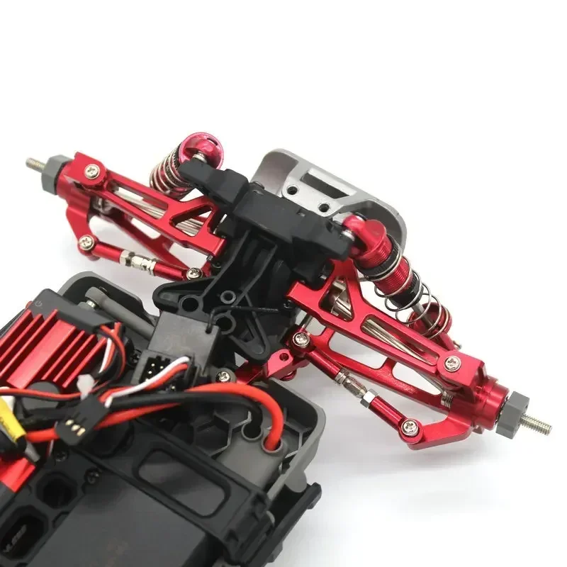 Przedni górny wahacz do MJX 16207 16208 16209 16210 H16 Akcesoria Metalowy zestaw części zamiennych do modeli RC Crawler Car Truck Buggy