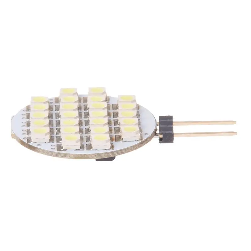 DT17 G4 LED Light Bulb 24 SMD 3528 Spot Light Lamp DC12V 2W 90LM 5500K White for Home Lighting 10 Pack