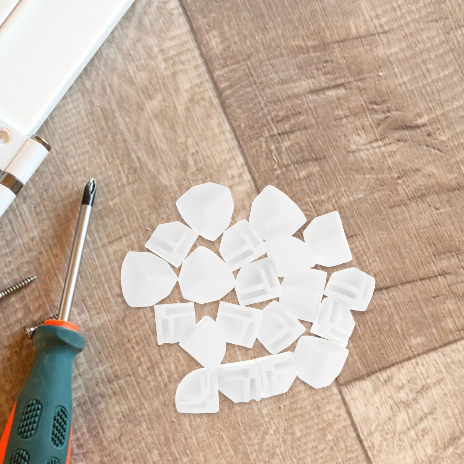 

20Pcs Panel Connectors Sturdy Wire Grid Fasteners for DIY Wardrobe Shoe Cabinet Pet Cage Easy Install Cube Storage