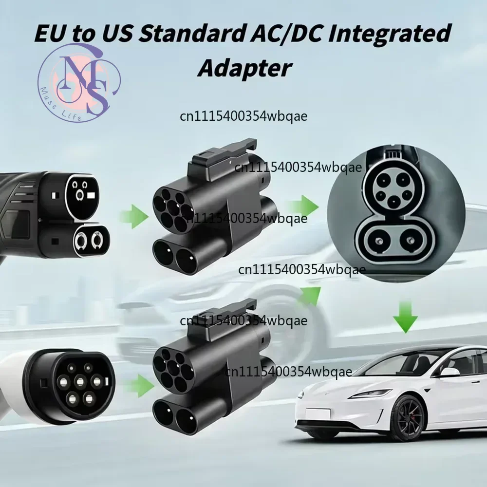 ZOCI-FOR-250KW 1000V CCS2 To CCS2 EV Charging Adapter DC AC Fast Charging 250A 500A