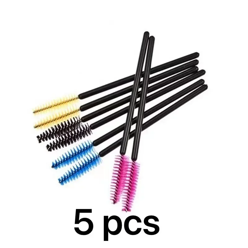 CNK 5/50 Pcs Wimpern Pinsel Make-Up Pinsel Einweg Mascara Wands Applikator Spooler Auge Wimpern Kosmetik Pinsel Make-Up-Tools