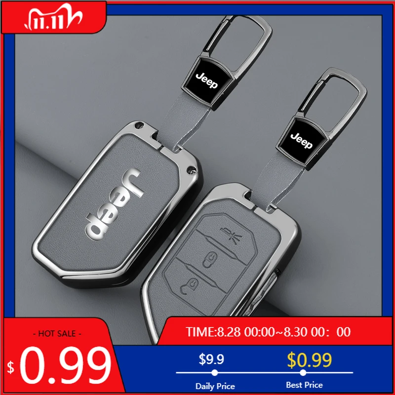 

Подстаканники из металлической кожи 2 3 4 кнопки, автомобильный откидной чехол для ключей для Jeep Gladiator JT Sahara JLU Wrangler JL Rubicon 2018 2019 A