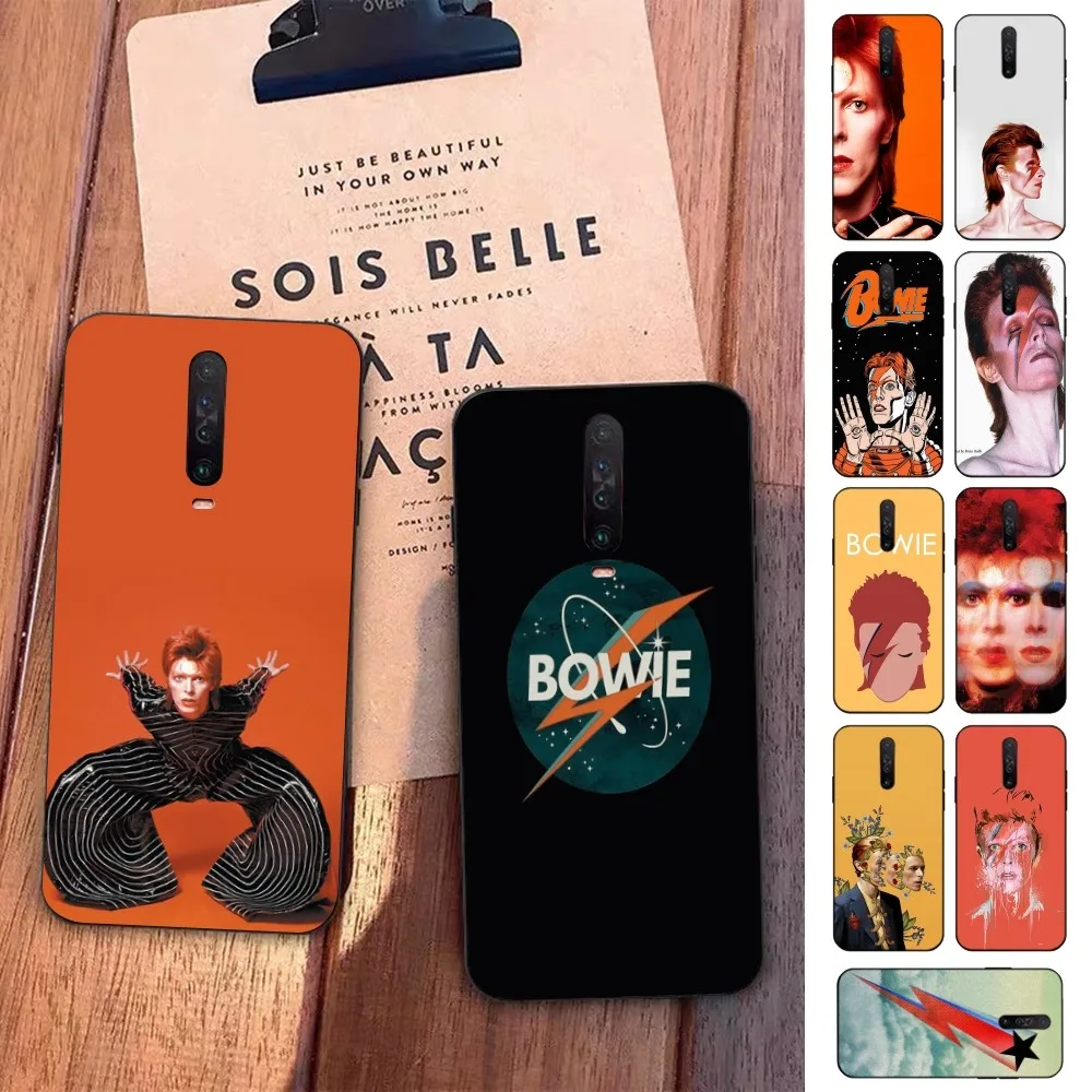 Чехол для телефона D-David B-Bowie для Redmi 5 6 7 8 9 10 plus pro 6 7 8 9 A GO K20 K30 K40 pro plus F3 Fundas