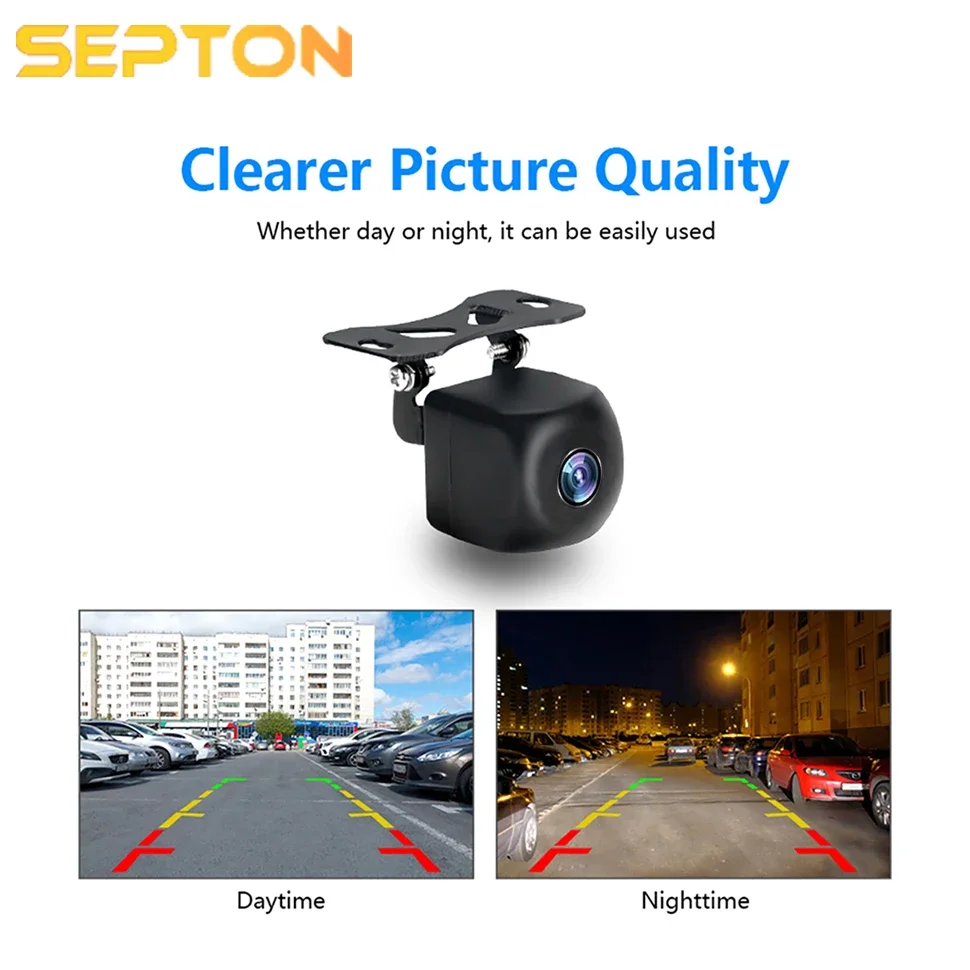 SEPTON Car Rear View Camera AHD  Backup Camera 170 Degree Wide Angle Night Version Waterproof Car Camera