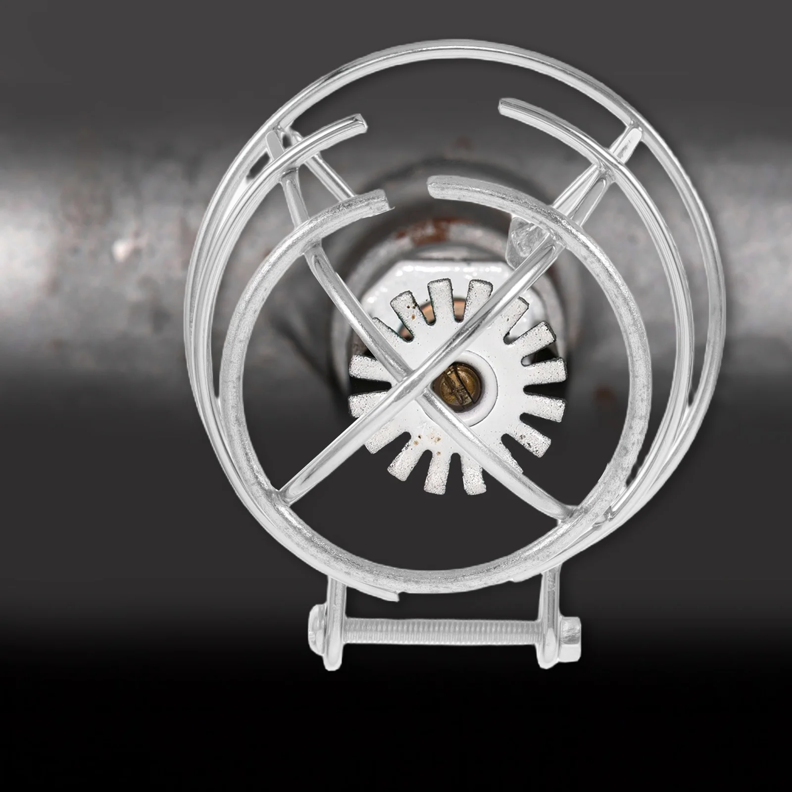 4 pçs metal sprinkler fogo sprinkler capa gaiola de proteção residencial e comercial fácil instalar chama escudo segurança