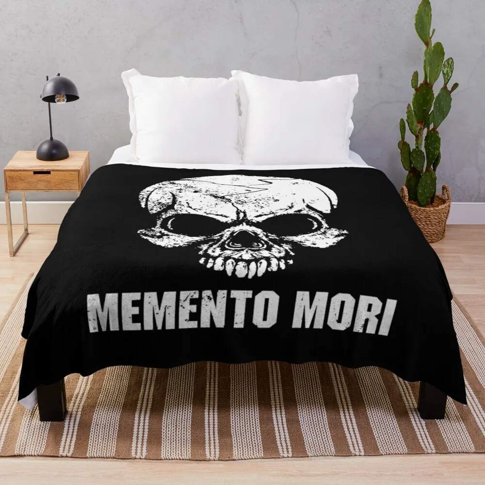 Memento Mori - Remember The Death Throw Blanket for winter manga Blankets