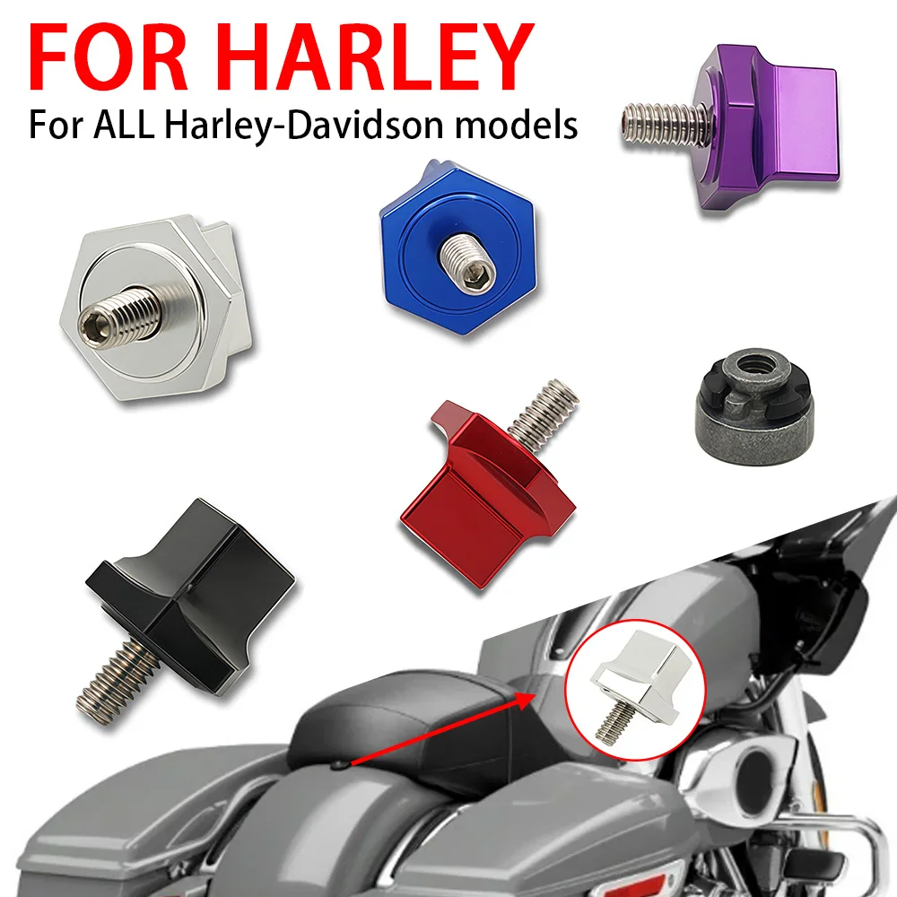 

Fit Fot Harley All Models Rear Cover Rear Lampshade Screws Quick Release Rear Fender Seat Bolt Nut Kit Motorcycle Accessories