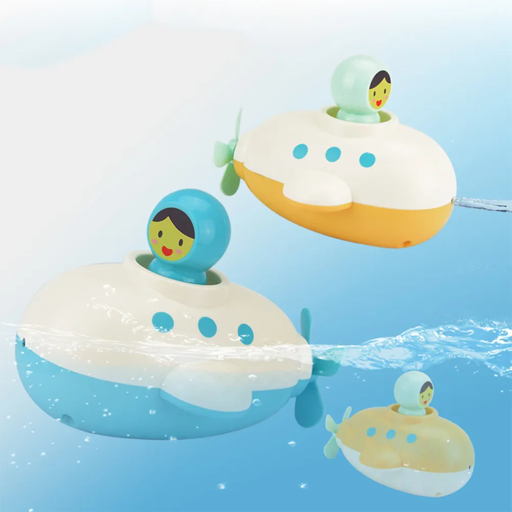 Submarine Bathing Spiral Spring Water Spray Rotative Bath Submarine Spray Fun Bathing Tool Kid Bathroom Random Color