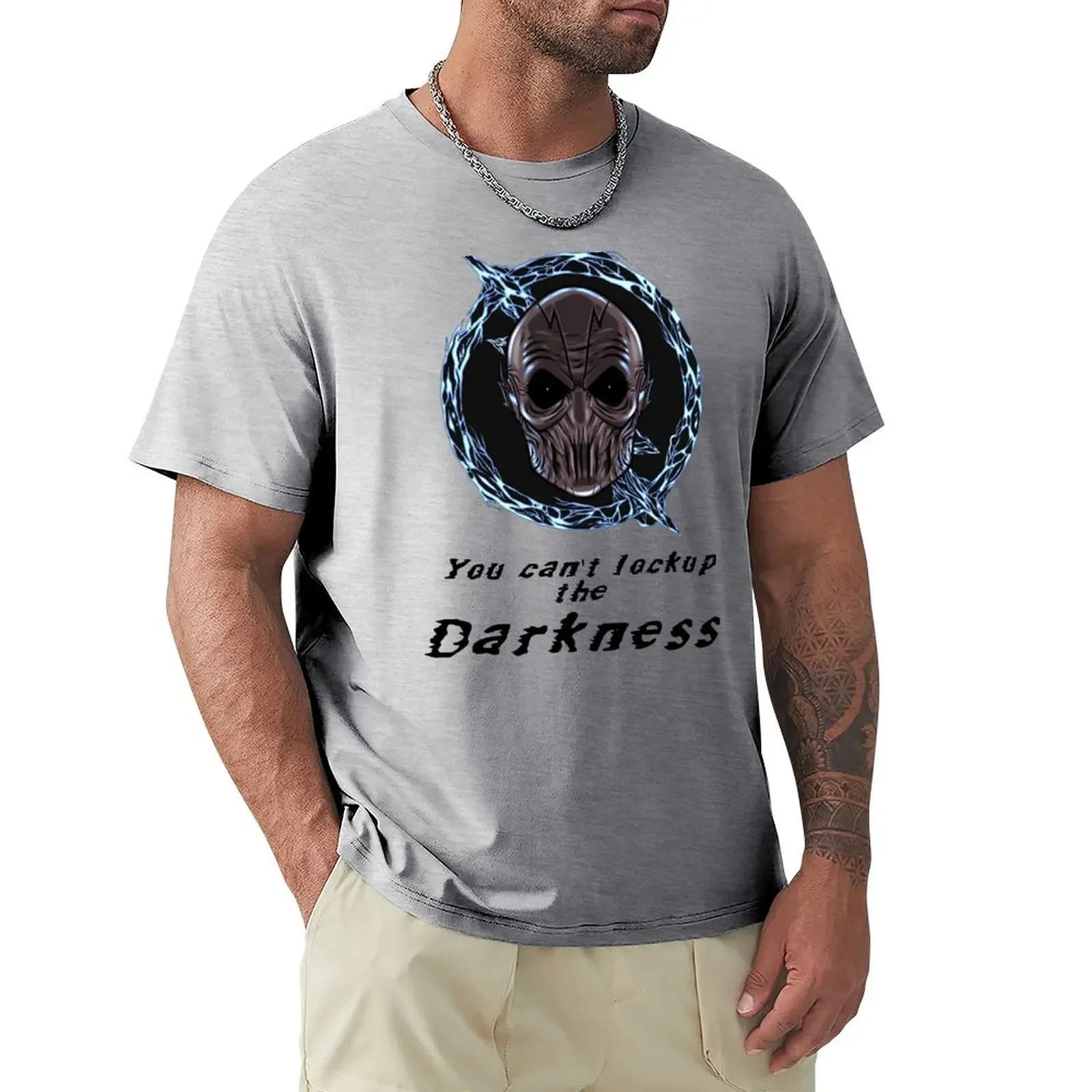 You cant lock up the darkness - zoom T-Shirt tees anime clothes blacks Short sleeve tee men