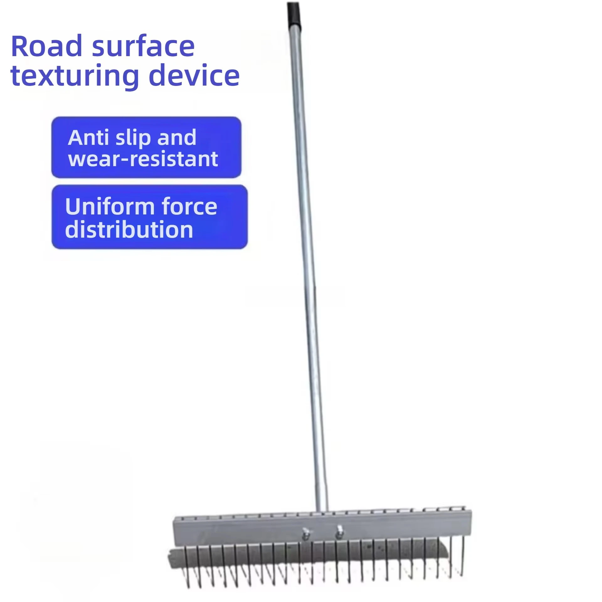 Concrete Road Embossing Machine Roller Portable High Efficiency 2KG Lightweight -slip Cement Marking Machine