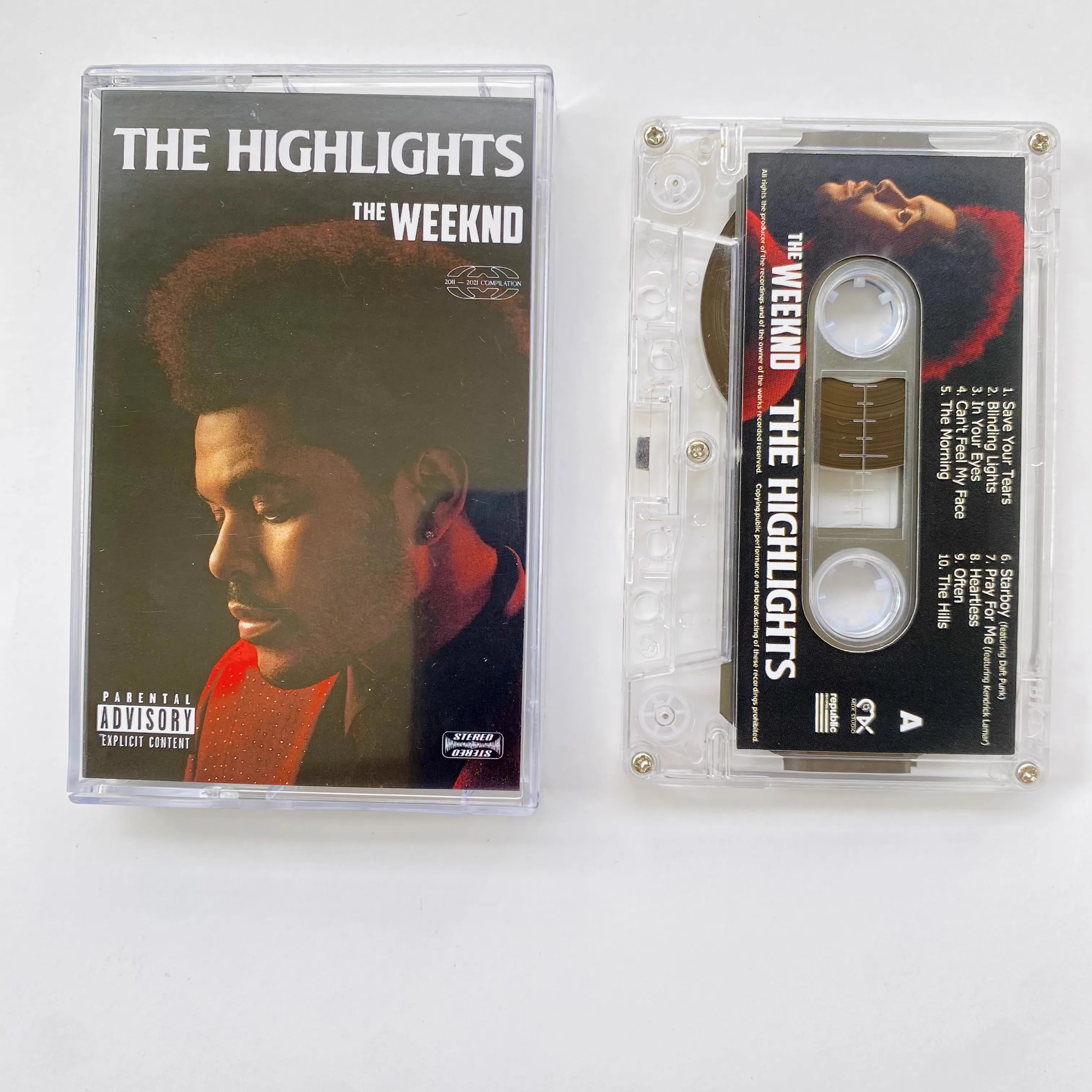 The Weeknd-The Highlights Album Fita cassete, Cosplay Soundtracks, Box Recorder, Walkman, Carro, Party Music, Magnético, Hot