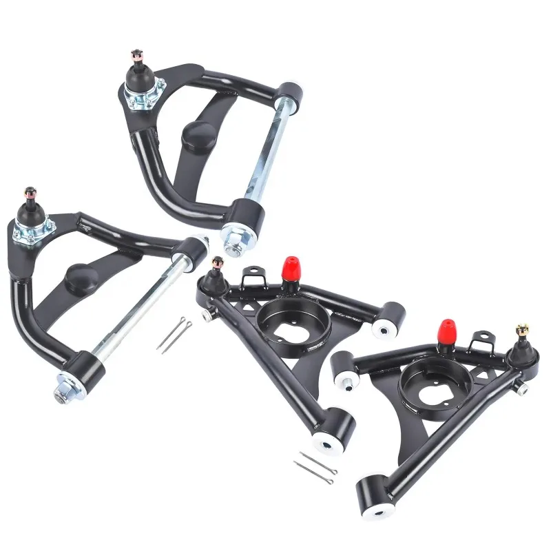 AP02 Tubular Control Arms Kit Upper & Lower Powdercoated for Chevy Monte Carlo S10 for GMC G-Body Caballero 1978 - 2003