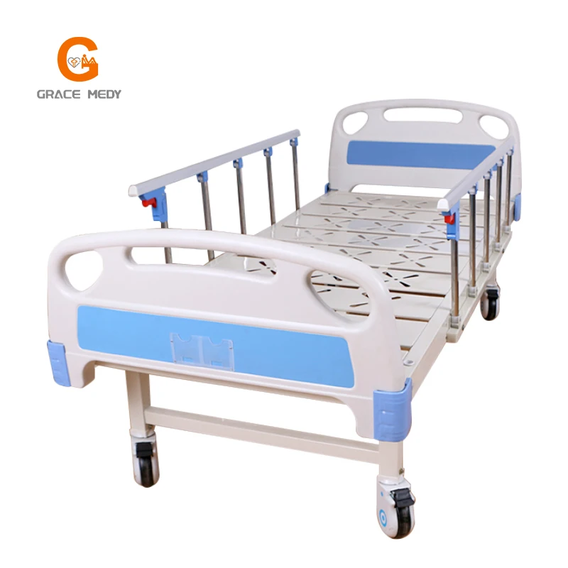 Cheapest modern manual hospital beds medical manual bed hospital flat patient nursing bed