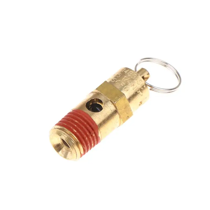Elettrovalvola Threaded Inlet Connection 125PSI-270PSI Pressure Valve Safety Valve 1/4'' Male NPT Air Compressor Relief Pressure Safety Valve Pneumatica — dettaglio 4