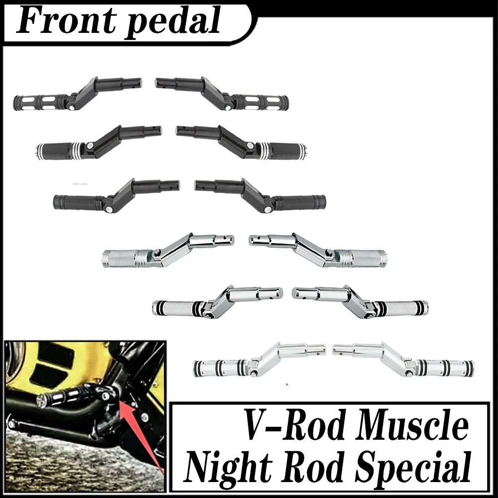 

Motorcycle Accessories Front Footrest Pedal Bracket FOR Harley Davidson V-Rod Muscle VRSCF 2002-2017 Night Rod Special VRSCDX