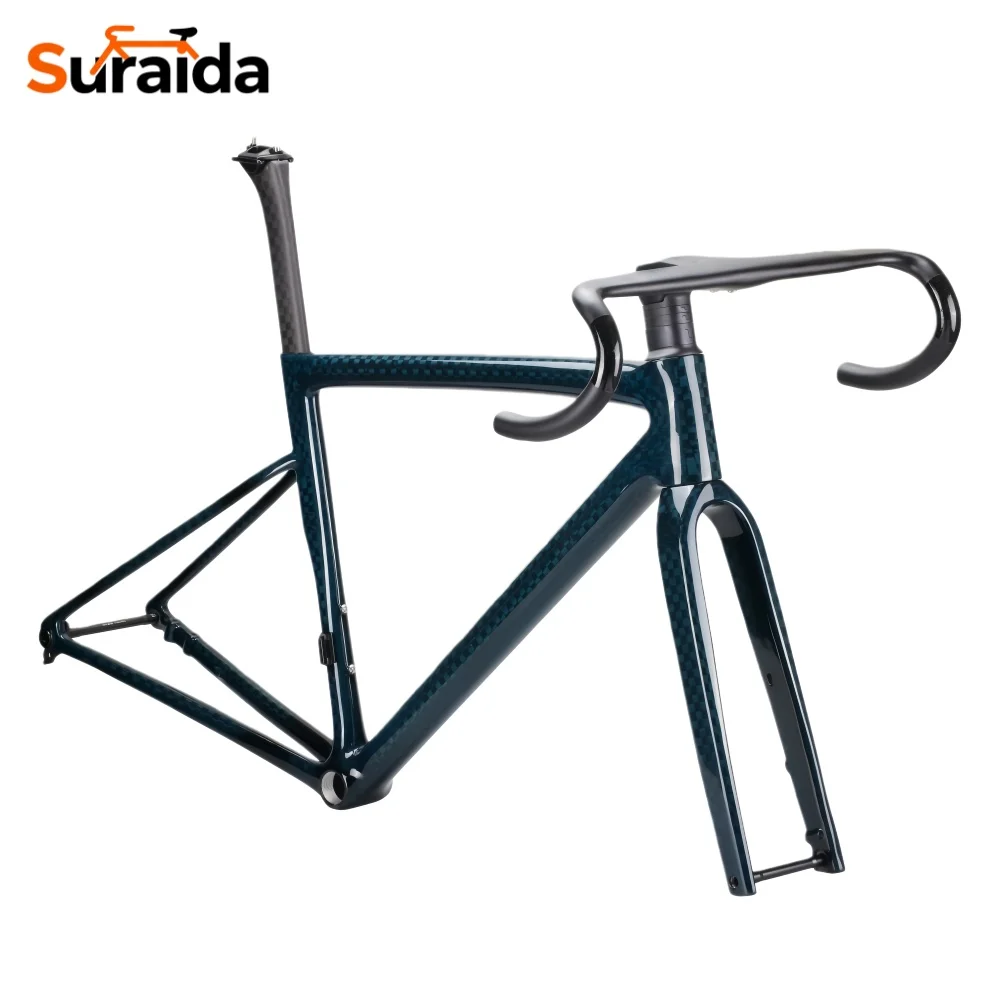 AliExpress Suraida High-Performance T1100 Carbon Road Bike Frame - Lightweight BSA Bottom Bracket Internal Routing UDH 700x28C Tire Fit