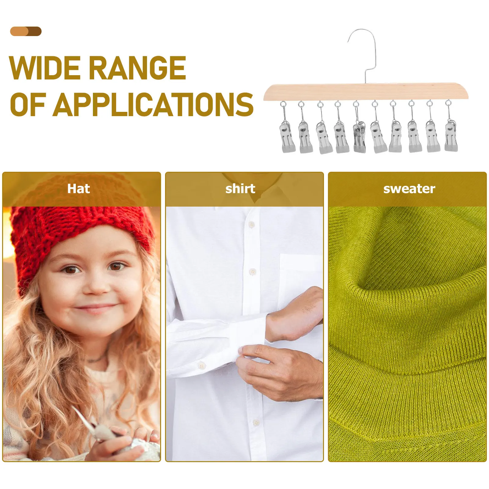 

Органайзер для шкафа: 10 вешалок-клипс, экономия места, нескользящие, для хранения бюстгальтеров, ремней, леггинсов, майок, брюк, нижнего белья