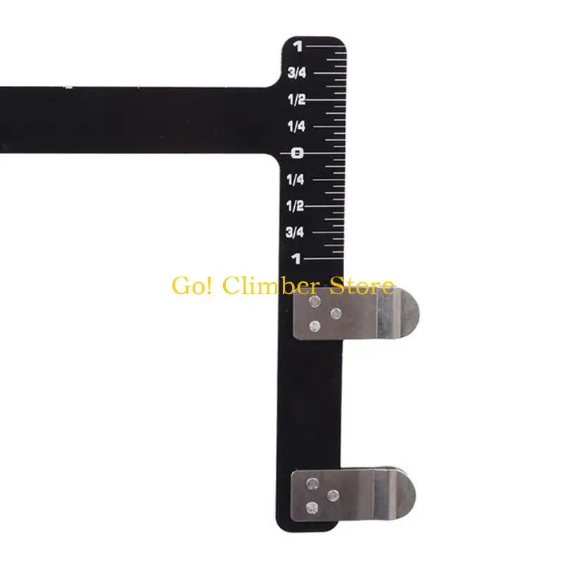 Q84C الرماية القوس مربع L الحاكم الألومنيوم أداة قياس سبيكة الصيد القوس السهم #2