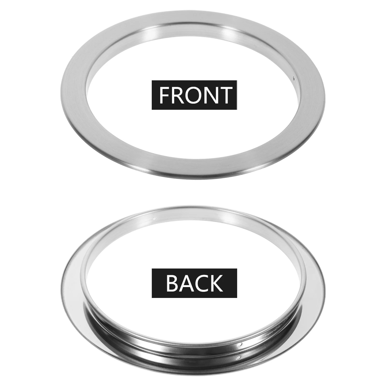 

Stainless Steel Countertop Trash Chute Grommet Round Kitchen Built-In Waste Drop- Counter Top Trash Can