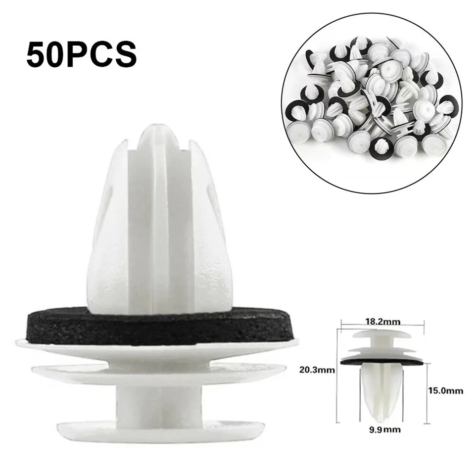 50Pcs Auto Stoßstange Kotflügel Automotive Verschluss Clip Auto Allgemeine Zubehör Auto Innen Tür Panel Karte Trim Verschluss Clips – Detail 6