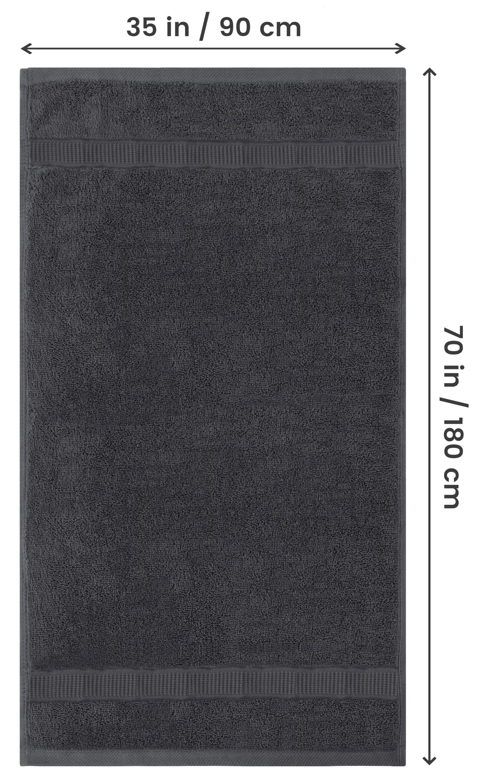 Luxurious Jumbo Bath Towel, 100% Ring Spun Cotton, Highly Absorbent and Quick Dry Extra Large Bath Towel, Super Soft Towel