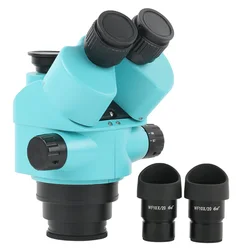 Eakins 7X-45X 3.5X-90X Simul-Focal Trinocular Microscope Zoom Industry Stereo Microscope Head Super Widefield 10X20MM Eyepieces