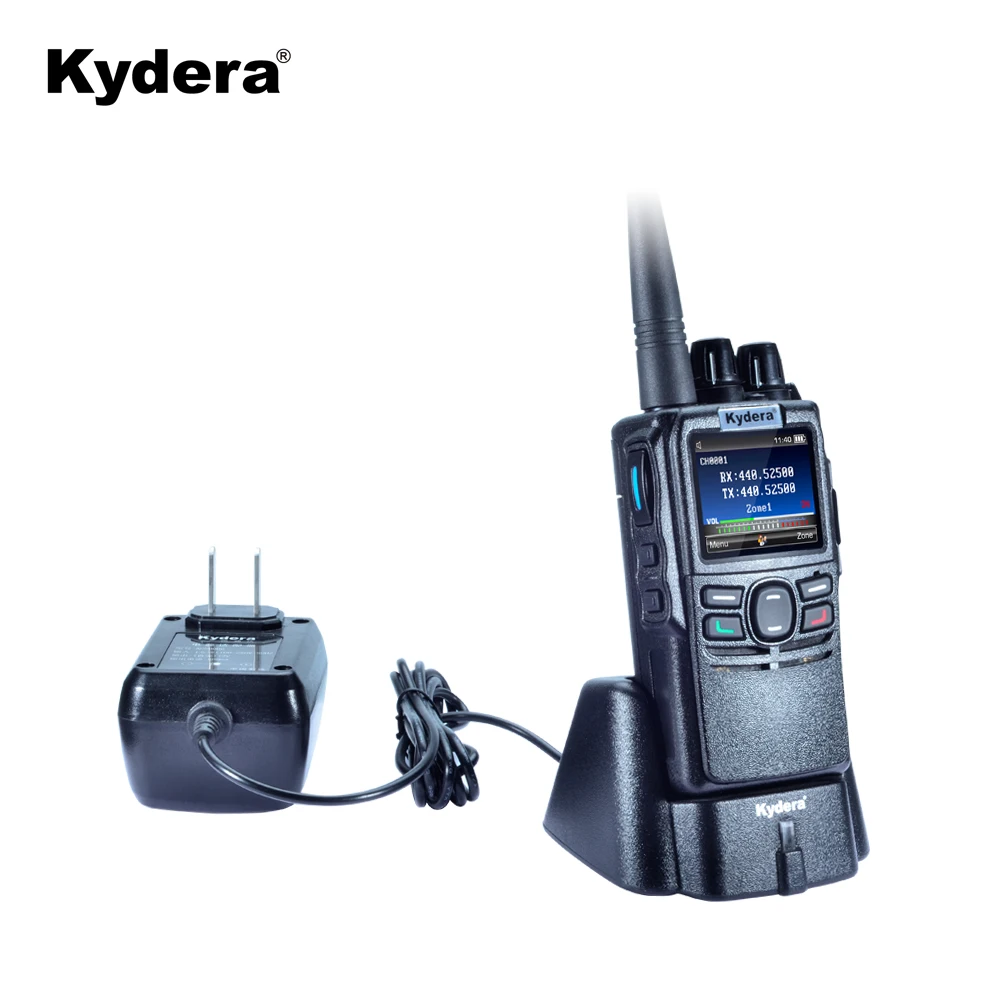 Kydera DR-855 5W 4000 Channels VUHF DMR Radio Handy Talkie Walkie Fm Radio Transmitter Sdr Radio