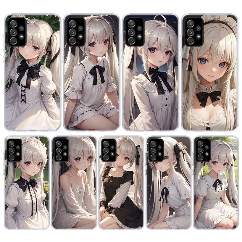 Yosuga No Sora Silicon Phone Case For Samsung Galaxy A52 A51 A50S A42 A32 A22 A12 A02S A30S A20S A10S A41 A31 A21S A40 A30 A70 G