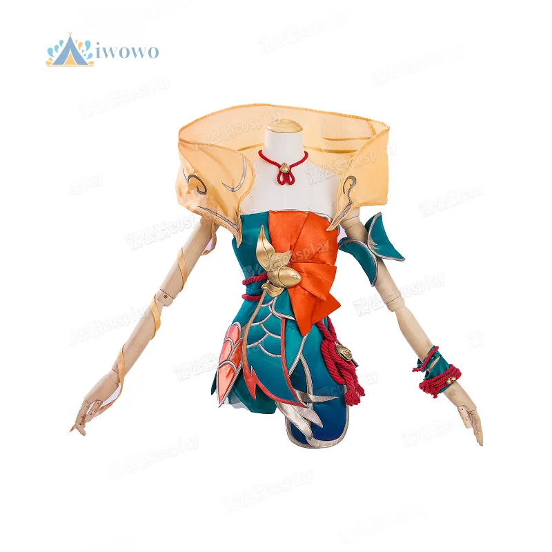 

Game LOL After Hours Spirit Blossom Springs Ahri Cosplay Costume Goldfish StyleWomen Roleplay Women Halloween Suit