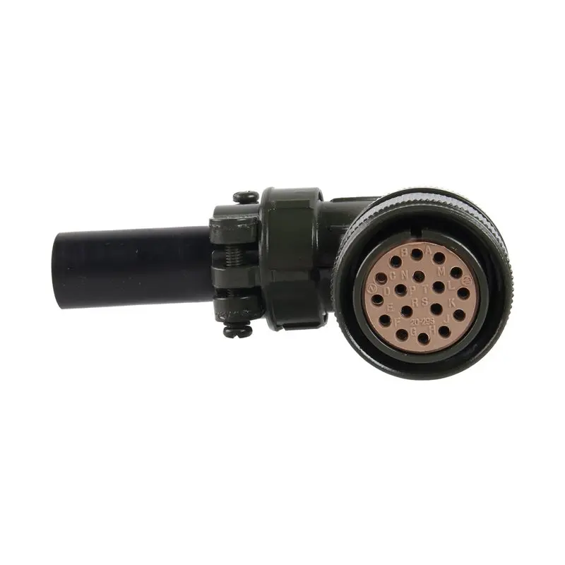 [A92P!】 Industrial Equipment Cable Terminal 17 Pin Right Angle Female Circular Plug MIL-DTL-5015 Aviation Electrical Connector