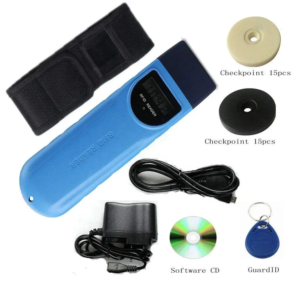 مراقبة الحراسة الأمنية 125 كيلو هرتز نظام علامة Rfid نظام دورية جولة الحراسة